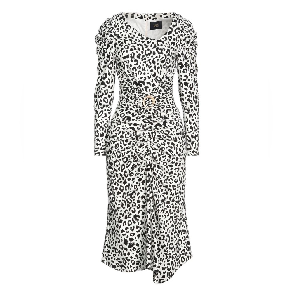 Cavalli Class Midi Print dress